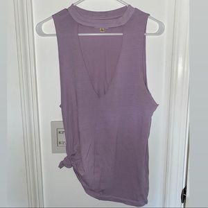 Urban Outfitter’s Lavender Cut-out Muscle Tank